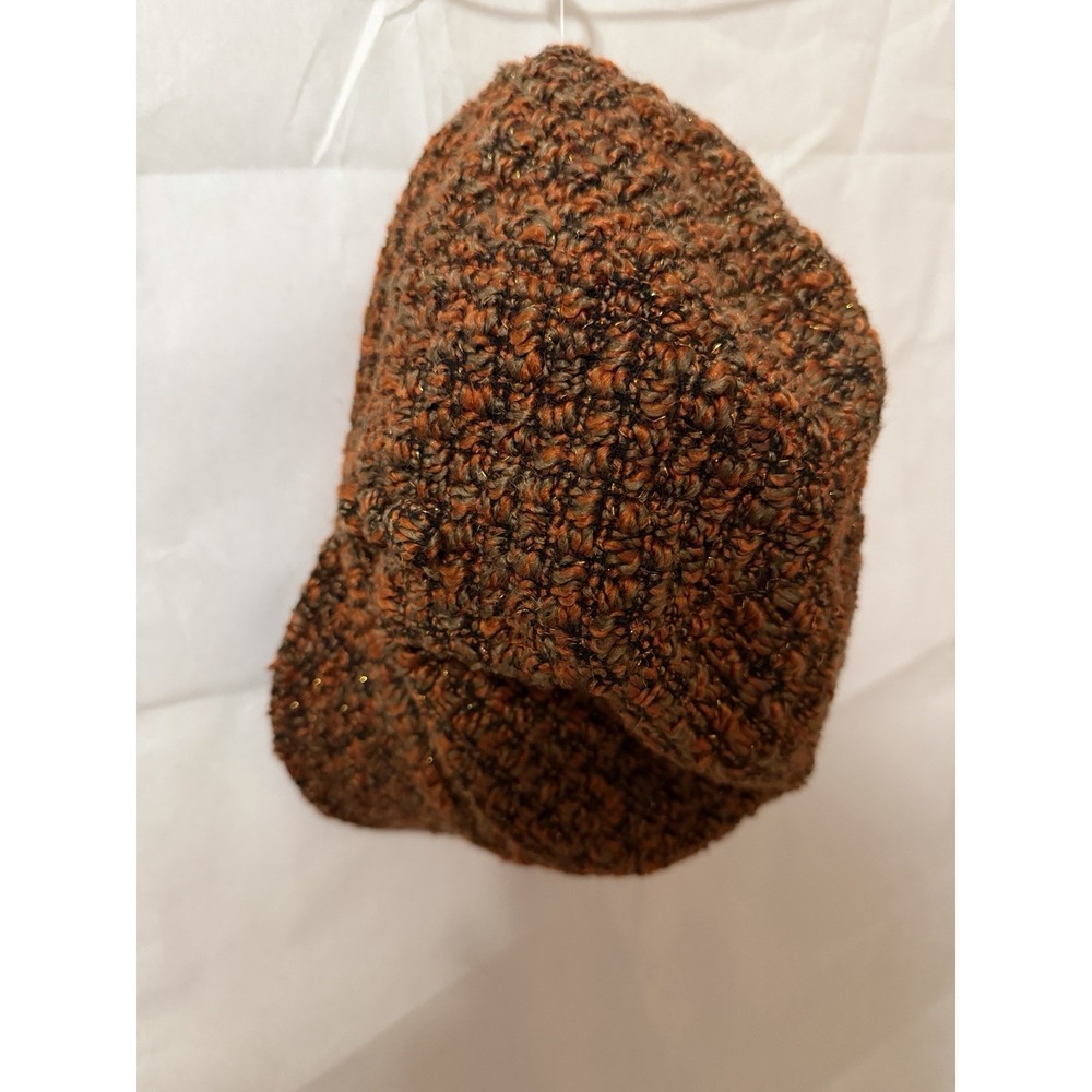 August Orange 2000s Hat Mod Cap One Size